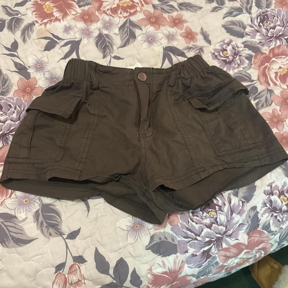 Women's Casual Brown Shorts
